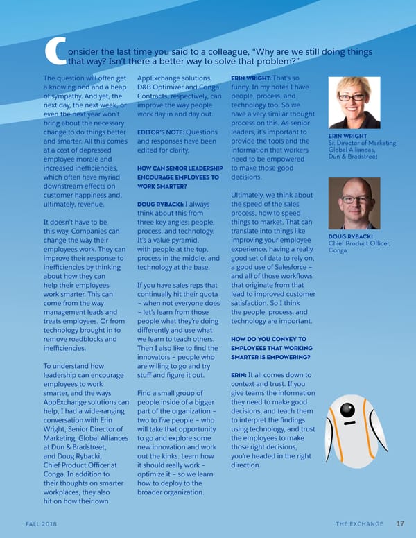 The Exchange Fall 2018 - Page 17