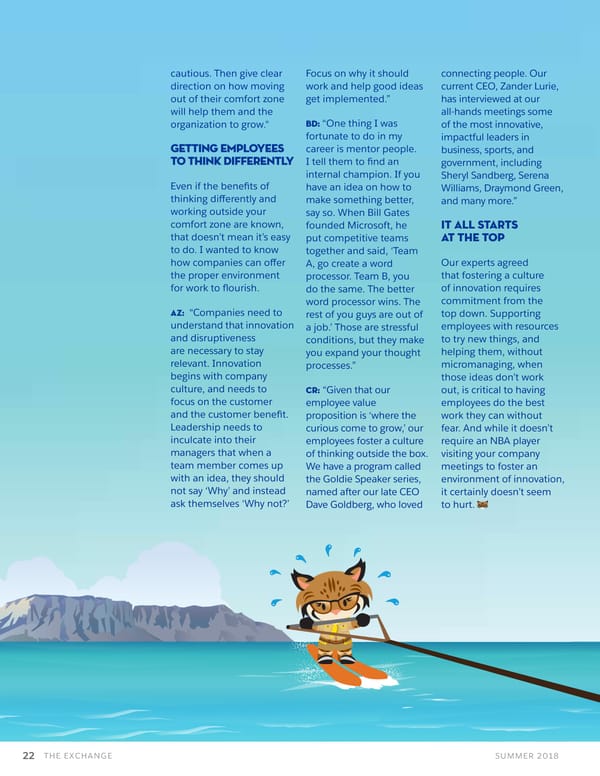 The Exchange Summer 2018 - Page 22