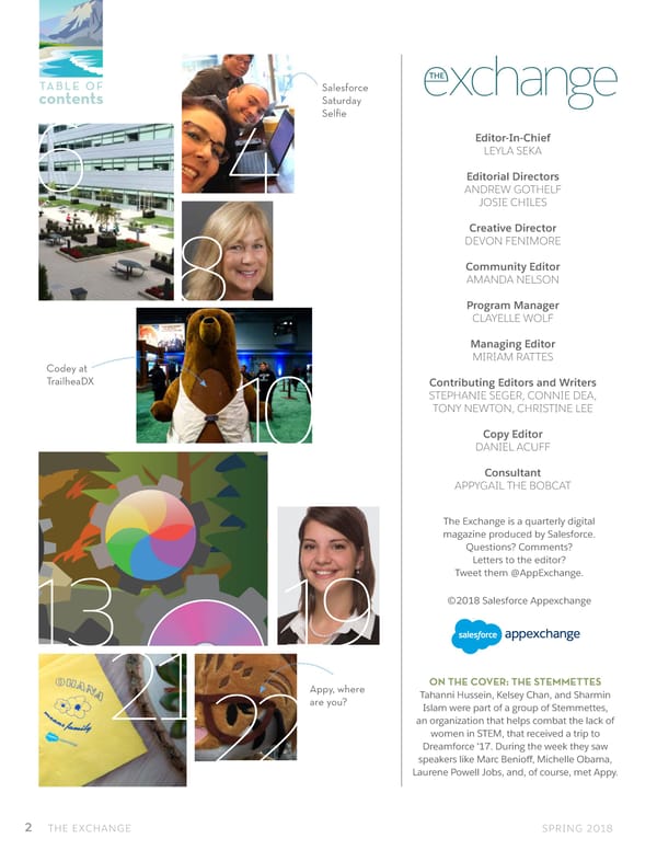 The Exchange Spring 2018 - Page 2