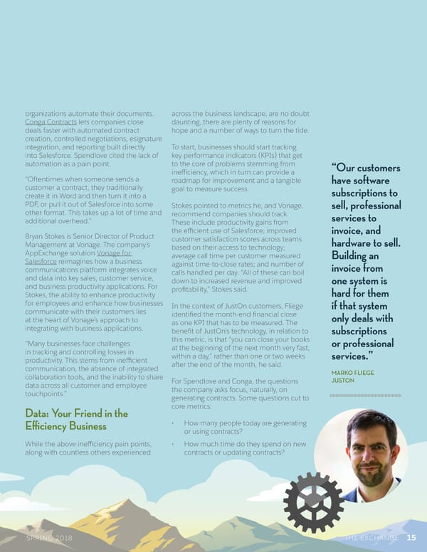 The Exchange Spring 2018 - Page 15