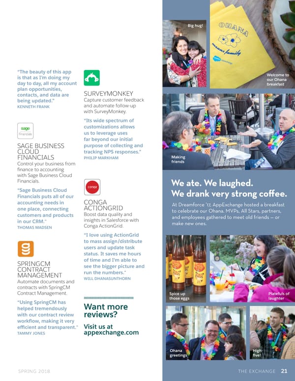 The Exchange Spring 2018 - Page 21