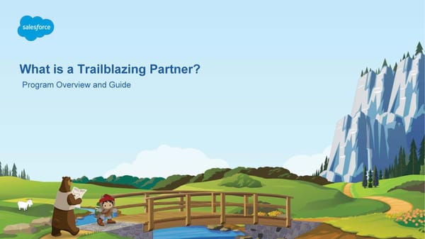 What Is A Trailblazing Partner - Page 1