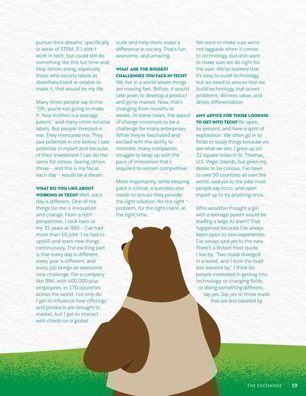 The Exchange Winter 2019 - Page 19