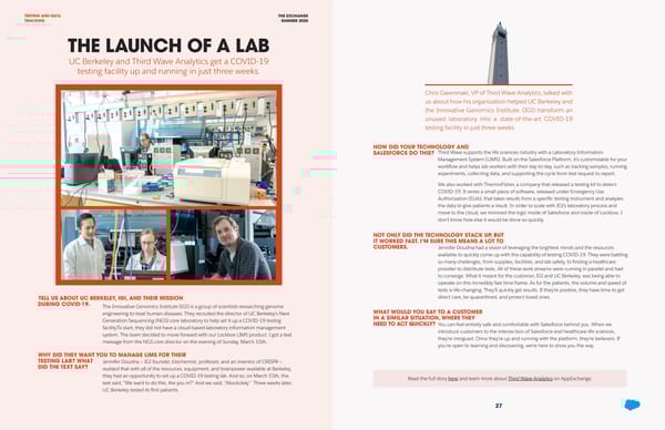 The Exchange Summer 2020 - Page 14