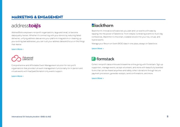 International Industry Booklet - Nonprofit & Education - Page 8