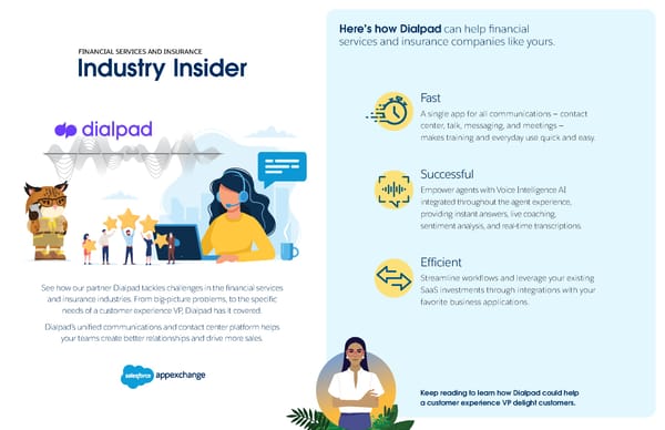 Dialpad - Industry Ebook [ Financial Services and Insurance] - Page 1
