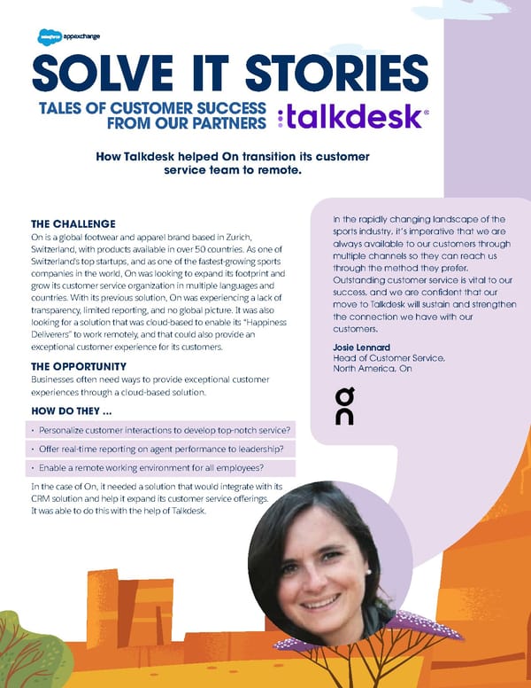 Solve It Stories - Talkdesk - Page 1