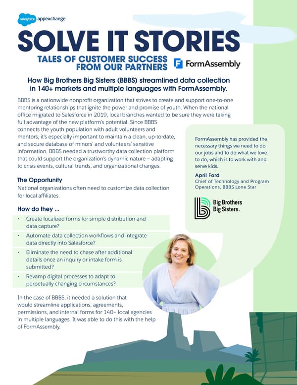 Solve It Stories - FormAssembly [BBBS] - Page 1