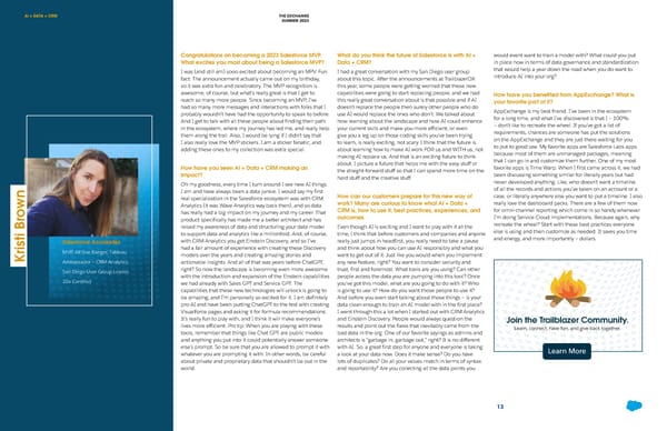 The Exchange Summer 2023 - Page 13