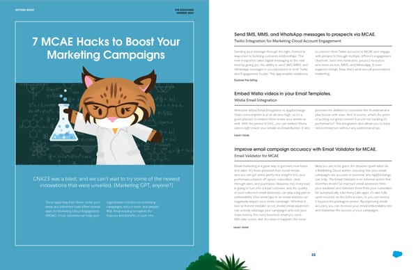 The Exchange Summer 2023 - Page 22