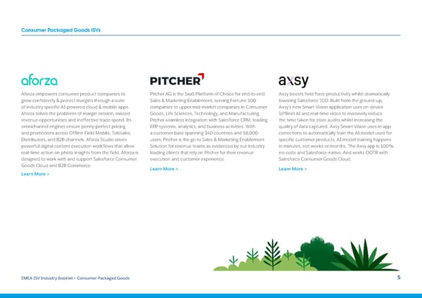 Salesforce ISV Industry Booklet - CPG - Page 5